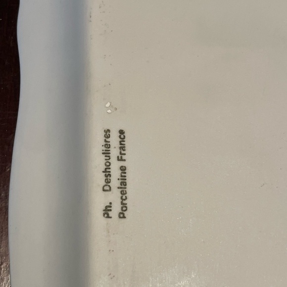 White Ceramic Serving Platter - Picture 4 of 4